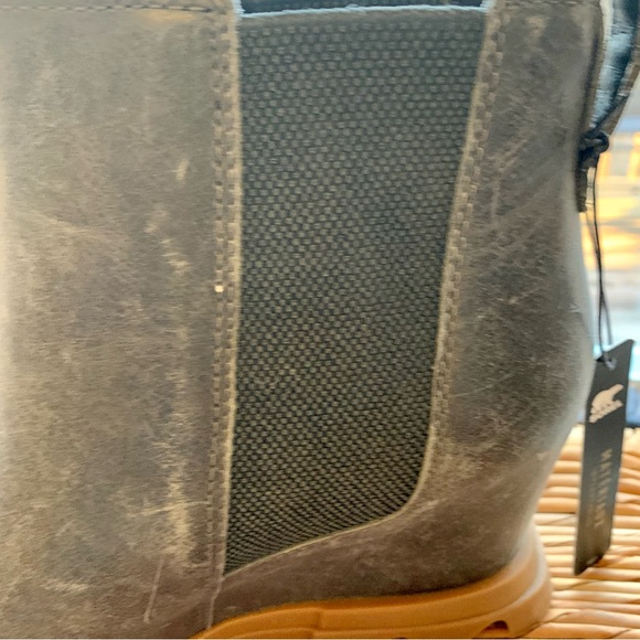 NWOT Sorel Joan Of Arctic Wedge in Quarry Gum - Picture 7 of 16